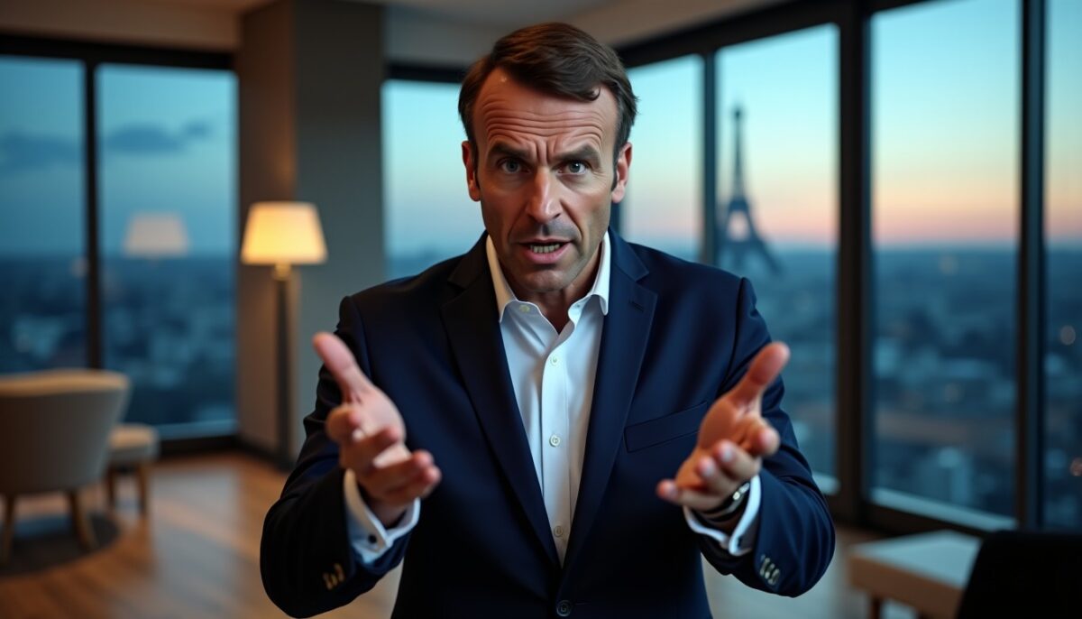 Une vidéo manipulée fait sortir Macron de ses gonds