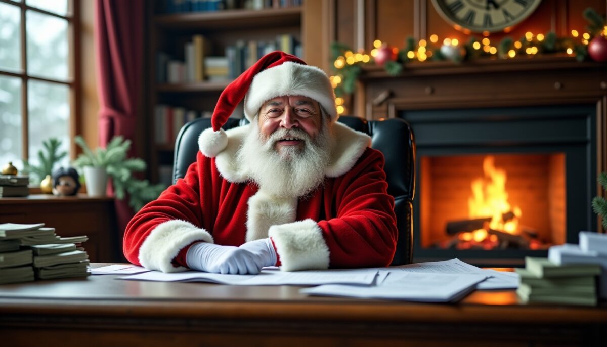 Quel est le salaire imaginaire du Père Noël ?