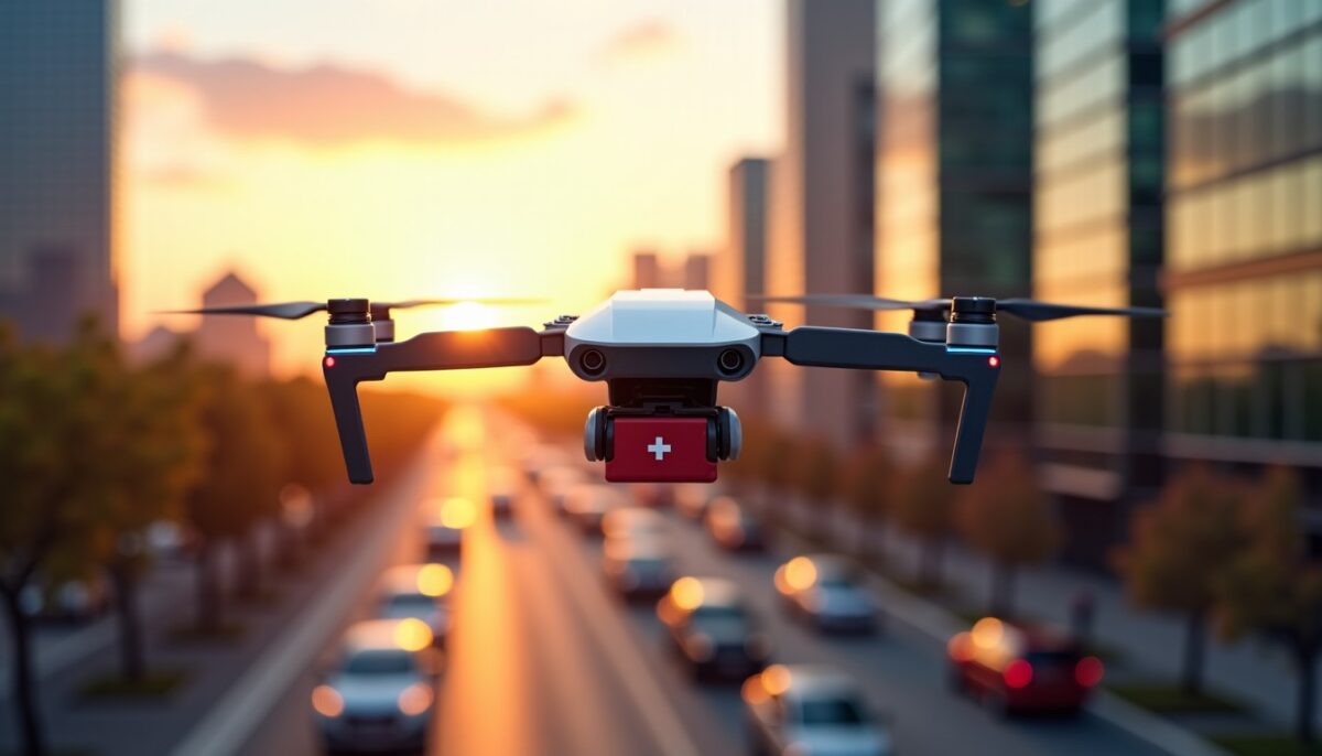Ce drone révolutionnaire qui assure des livraisons express de médicaments et de sang
